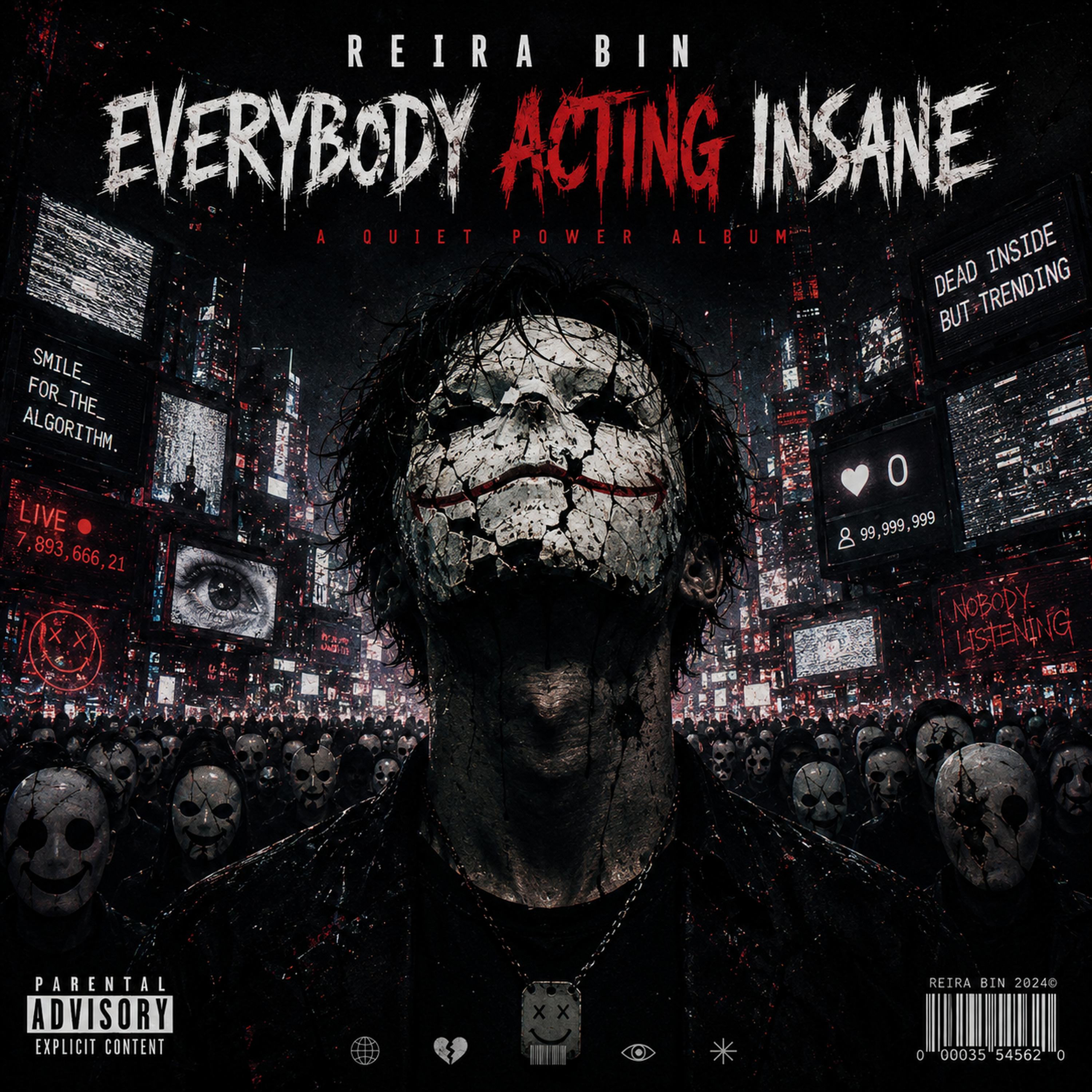 Everybody Acting Insane album cover by Reira Bin