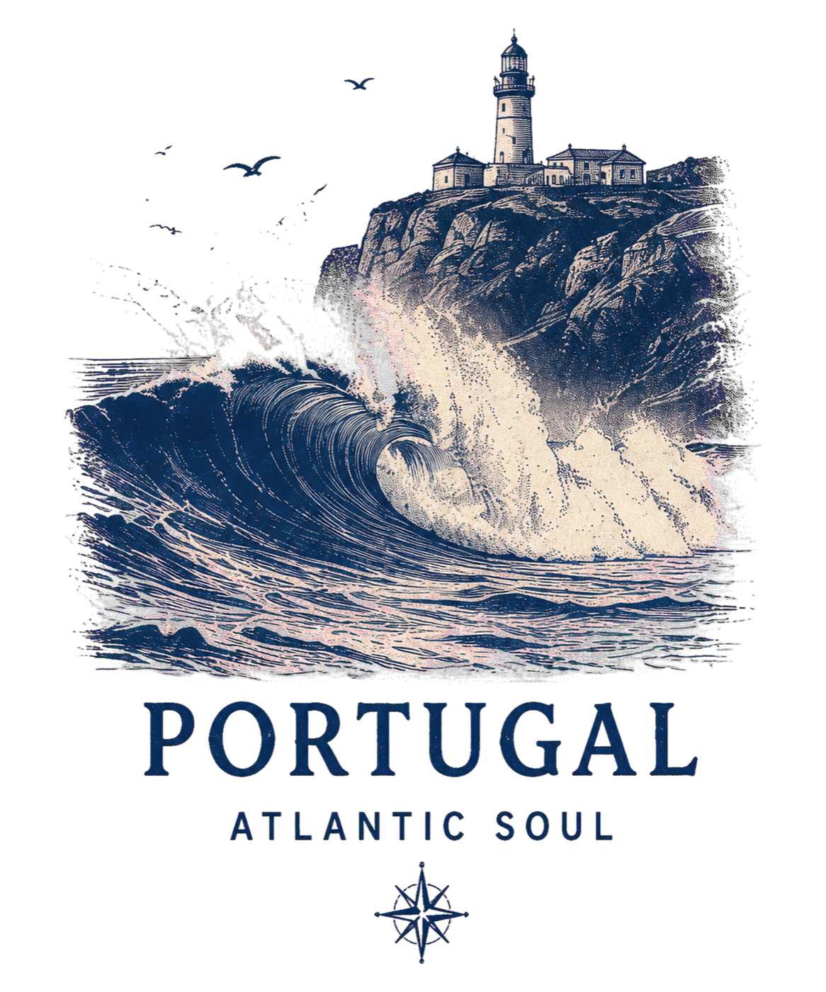 Atlantic Soul Where Europe Meets the Atlantic Heavyweight T-Shirt