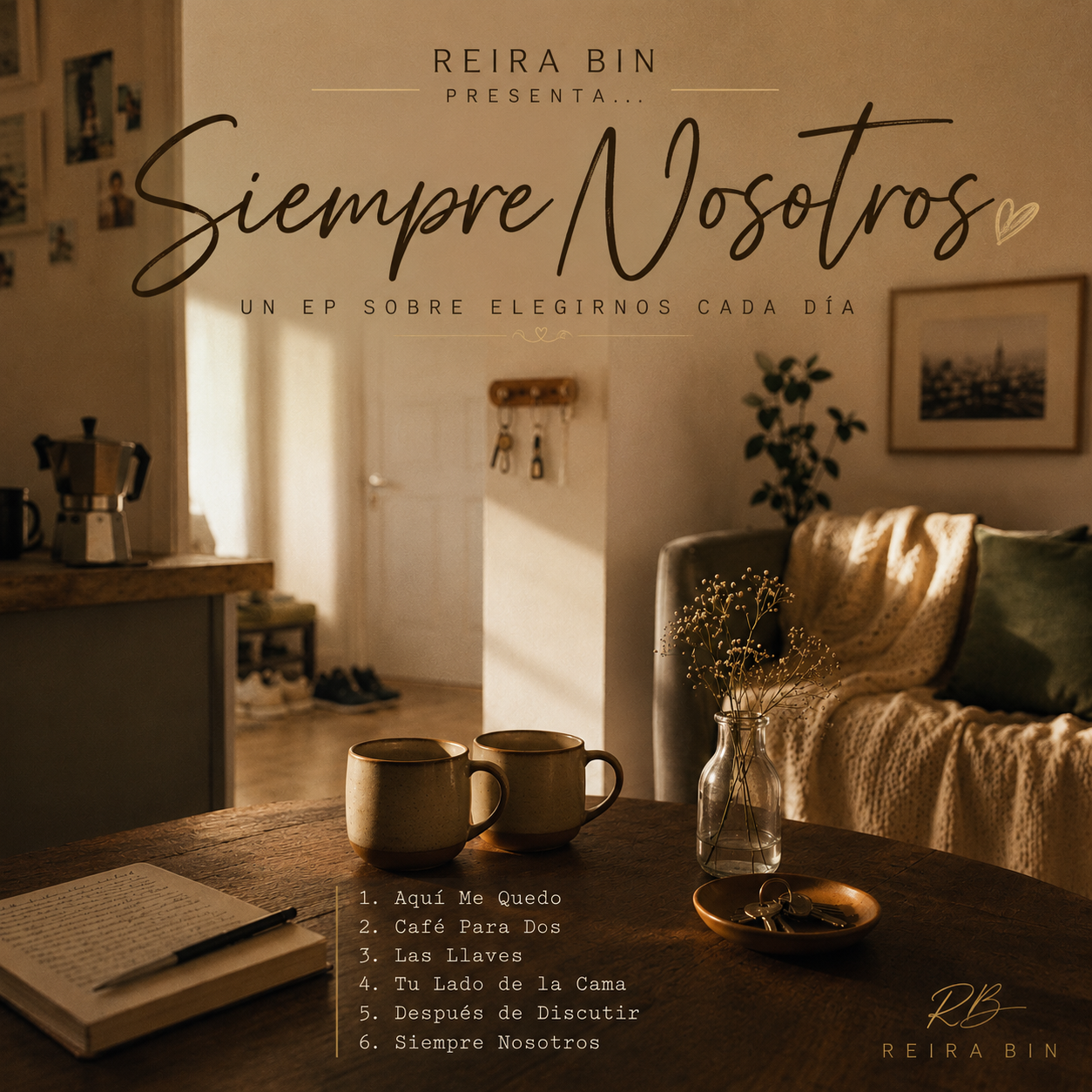 Siempre Nosotros official EP cover by Reira Bin